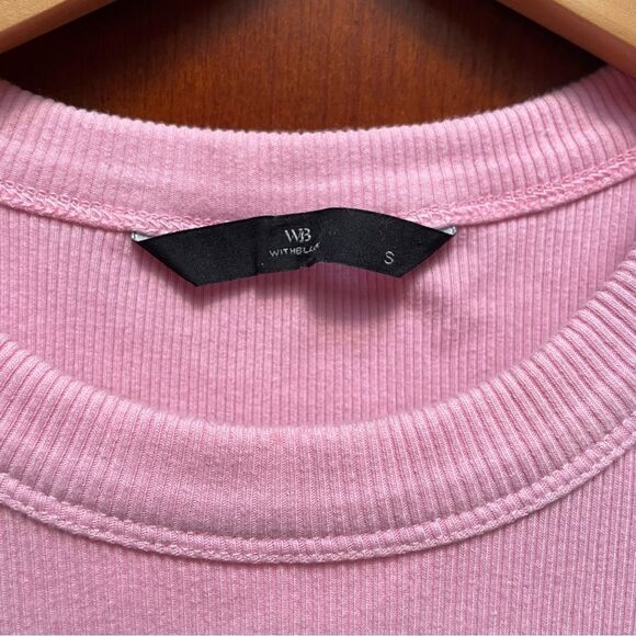 WB Pink Ribbed Tank Dress Small - Picture 3 of 5